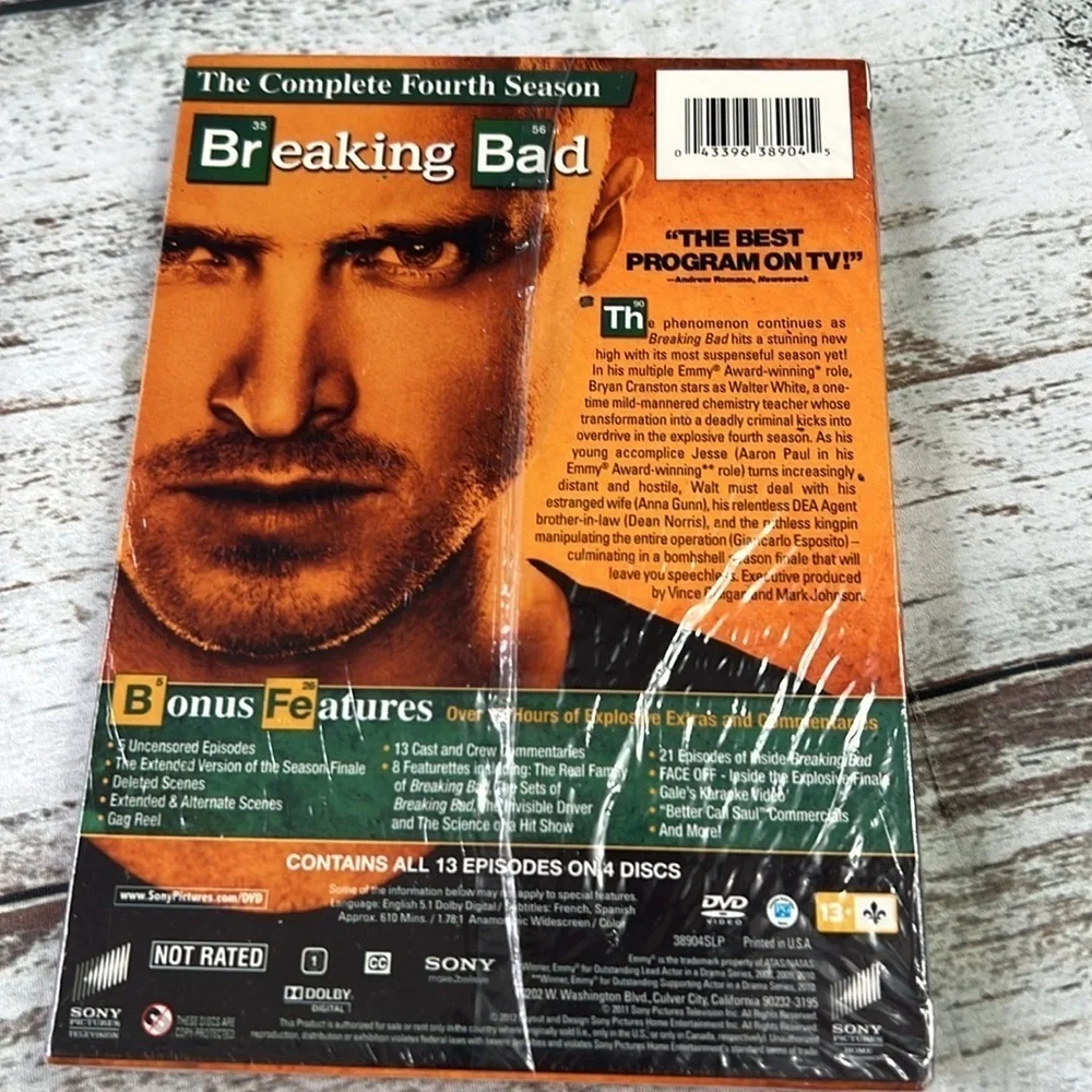 Breaking Bad DVD Box Set Complete Season 1-4 ( Season 2-4 are brand new)